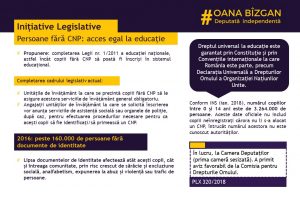 acces la educație și sănătate pentru copii fără CNP